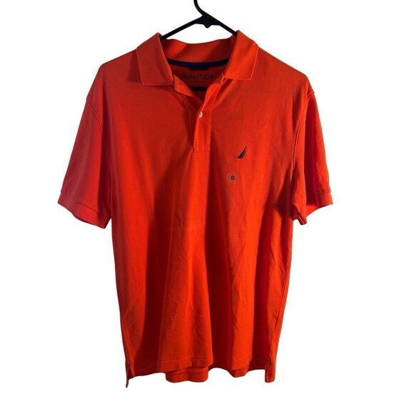Nautical polo orange small s $45 new - Picture 1 of 10
